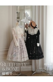 NyaNya Butterfly Bone 2.0 Blouses Skirt JSK and OPs(Reservation/3 Colours/Full Payment Without Shipping)